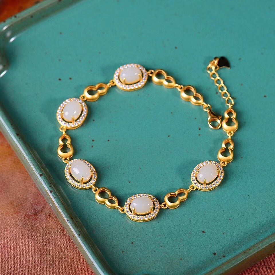 Argento Bracciale vintage fatto a mano