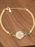 Argento Bracciale artigianale delicato