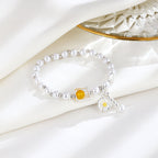 Argento Bracciale artigianale delicato