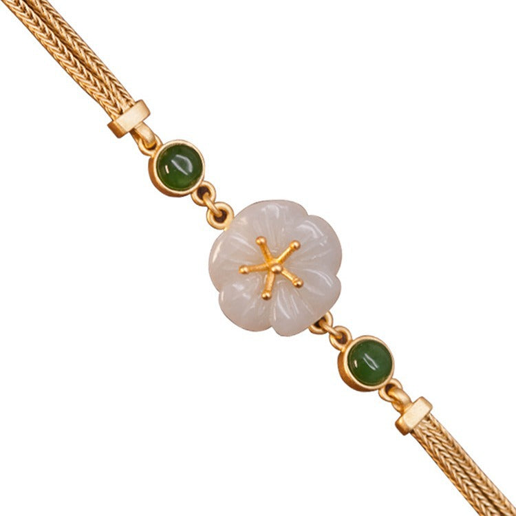 Argento Bracciale artigianale delicato