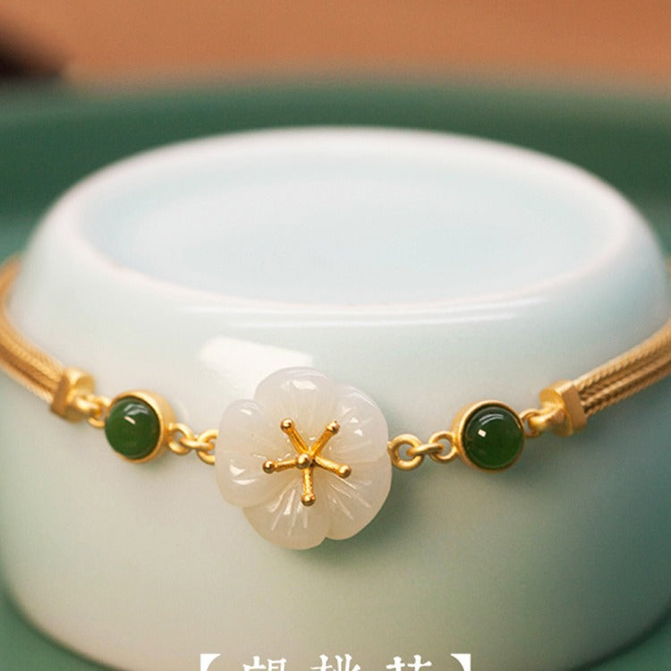 Argento Bracciale artigianale delicato