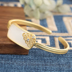 Argento Bracciale artigianale delicato