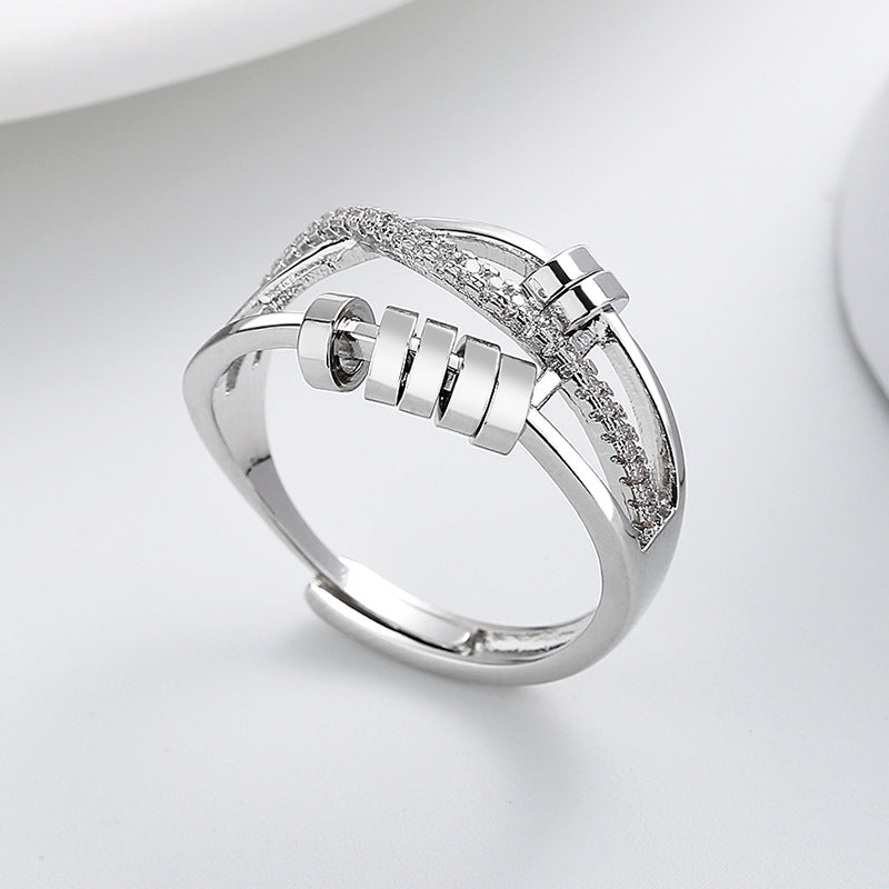 Argento Bracciale bellissimo con stile unico