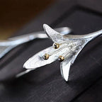 Argento Orecchino bellissimo con stile unico