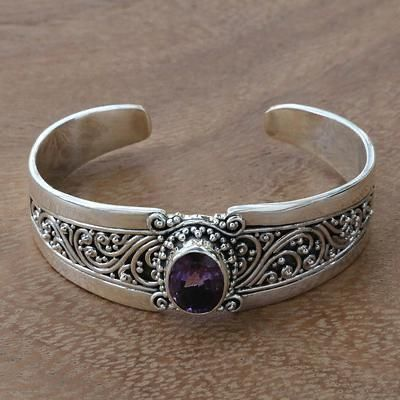 Argento Bracciale artigianale delicato